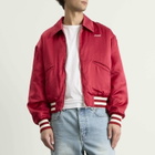 Second/Layer Men's Second Layer Aces Satin Club Souvenir Jacket in Red