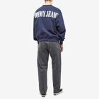 Tommy Jeans Men's Archive Flag Crew Sweat in Twilight Navy
