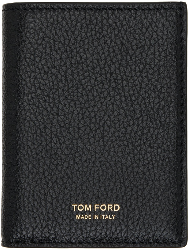 Photo: TOM FORD Black Folding Card Holder