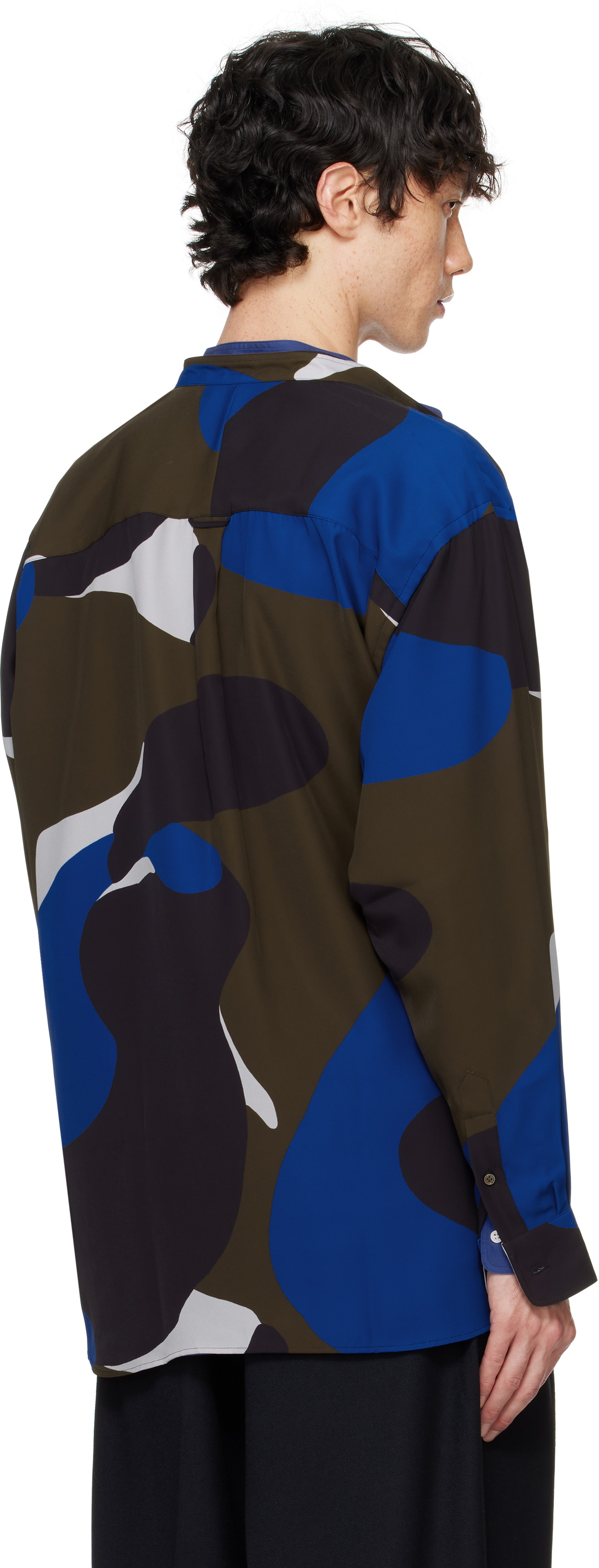 RAINMAKER KYOTO Multicolor Band Collar Dougi Shirt RAINMAKER
