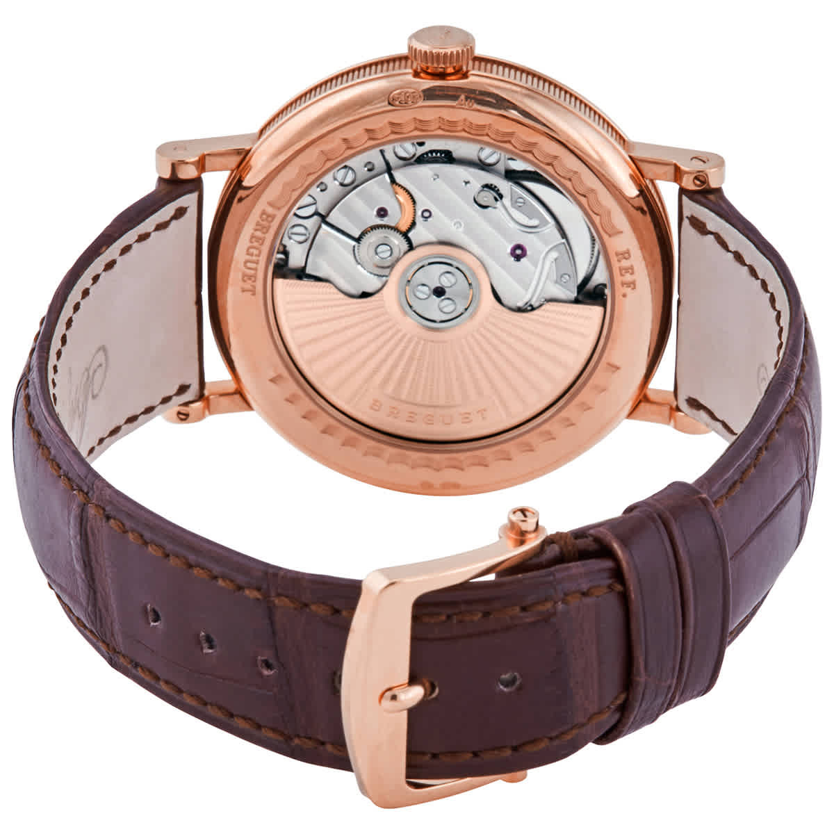 Breguet Classique 18kt Rose Gold Automatic Silver Dial Mens Watch 5177BR/15/9V6