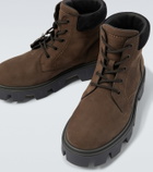 Moncler Peak City leather hiking boots