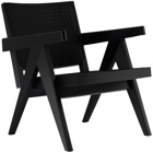temporary.company SSENSE Exclusive Black ‘The Flatpack Jeanneret’ Chair