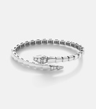 Bvlgari Serpenti Viper 18kt white gold bracelet with diamonds