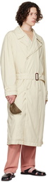 Lemaire Beige Cotton Trench Coat