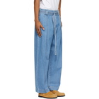 Loewe Blue Belted High-Waist Jeans