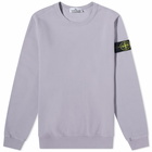 Stone Island Men's Garment Dyed Crew Sweat in Lavender