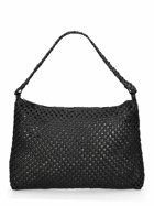 ST.AGNI Macramé Woven Leather Shoulder Bag