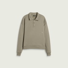 END. Signature Fleece Polo in Khaki