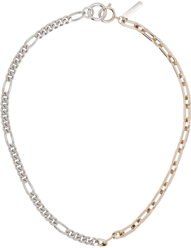 Photo: Justine Clenquet Gold & Silver Vesper Necklace