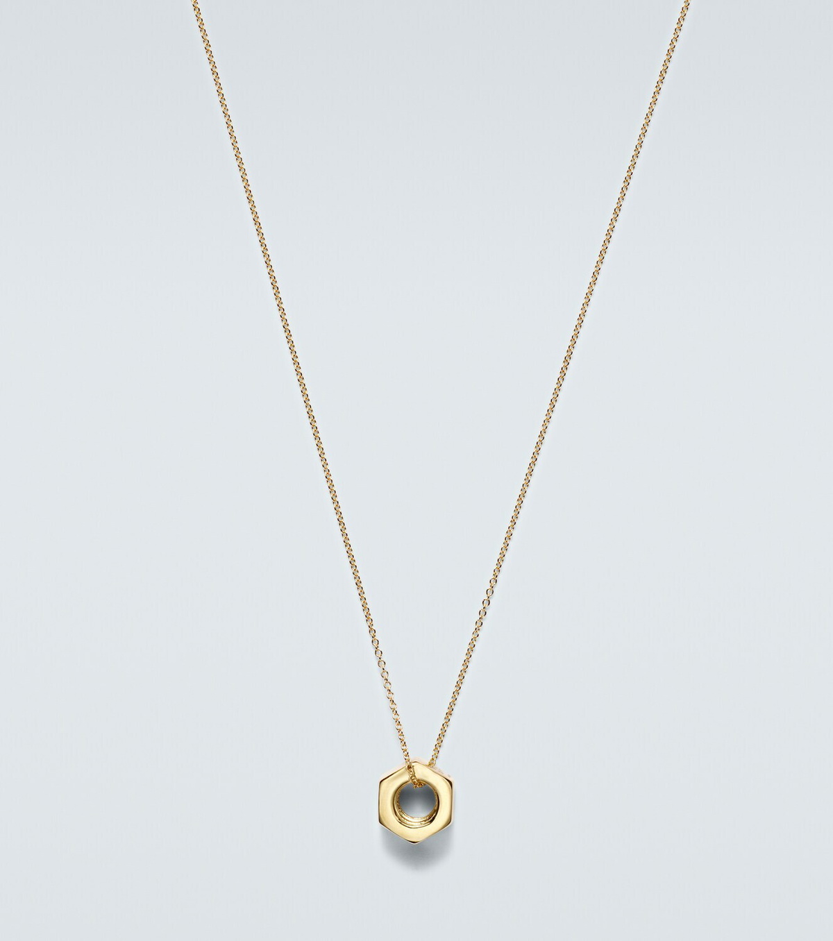 Ileana Makri Nut 18kt gold pendant necklace