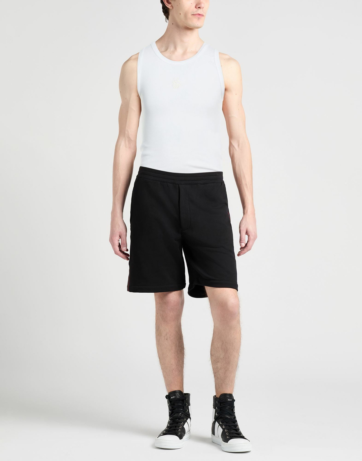Mcqueen Mens Tank top in White
