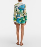 Tory Burch Printed cotton shorts