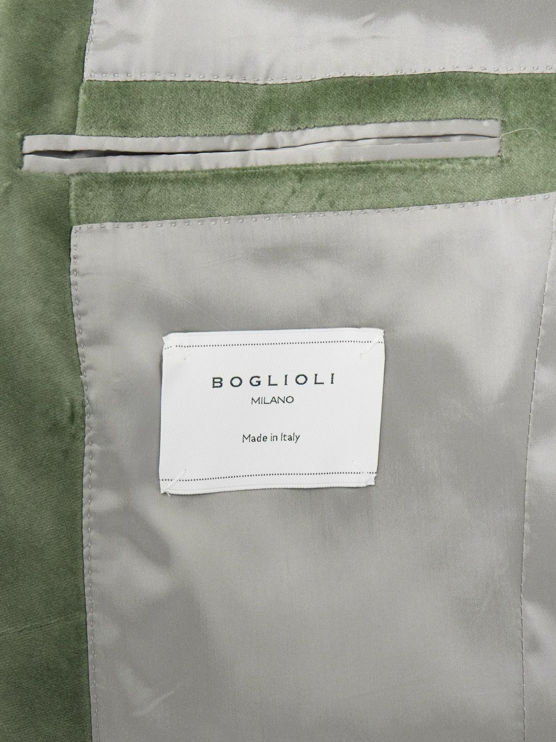 Boglioli - Slim-Fit Shawl-Collar Cotton-Blend Velvet Tuxedo Jacket - Green