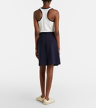 Tory Burch Belted pleated miniskirt