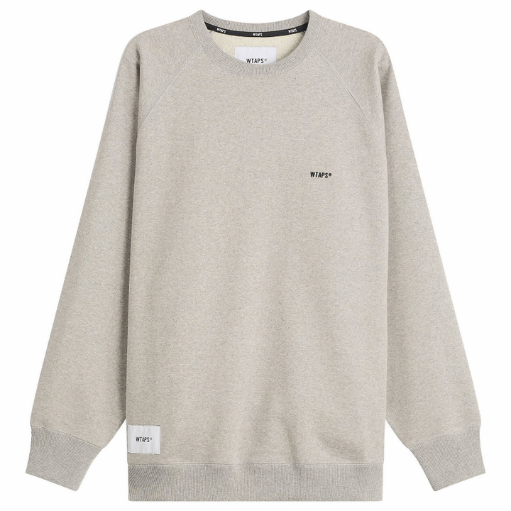Photo: WTAPS Men's Sign Logo Sweatshirt in Gray
