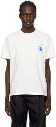 ADER error White Crystal-Cut T-Shirt
