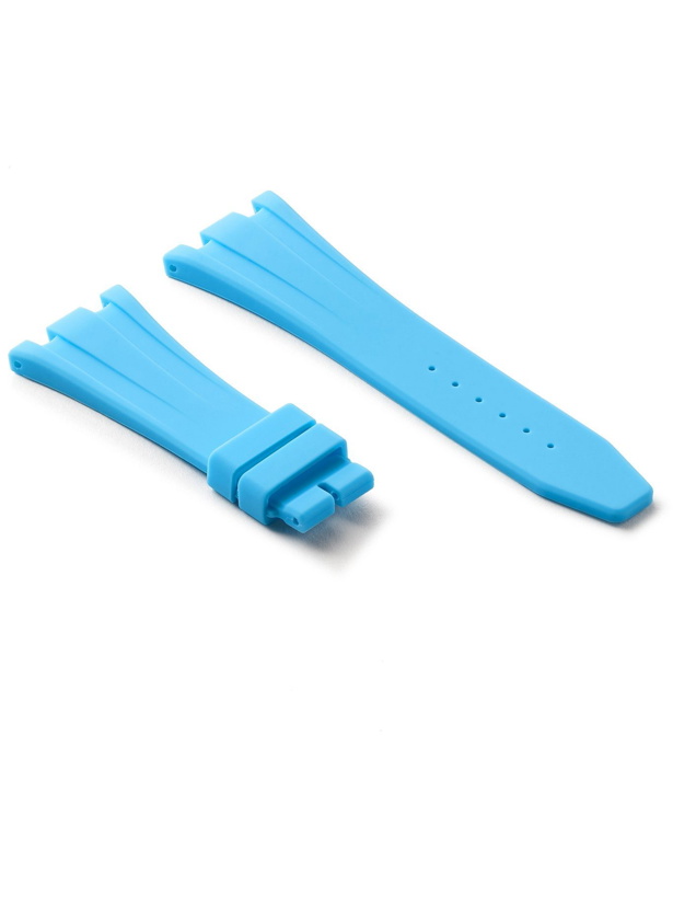 Photo: Horus Watch Straps - 20mm Rubber Integrated Watch Strap - Blue