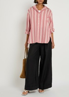Faithfull The Brand Clove Wide-leg Linen Trousers Black