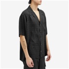 Valentino Men's Icon Silk Vacation Shirt in Black