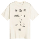 BODE Men's Rebus T-Shirt in Cream