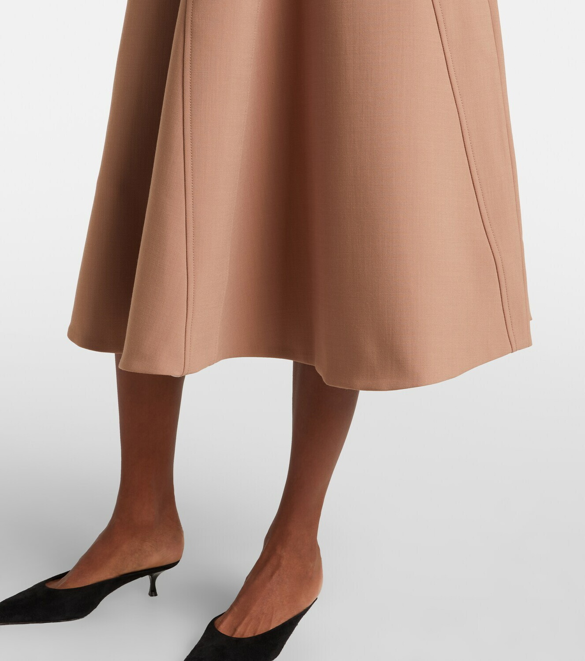 Emilia Wickstead Ucellina belted paneled midi dress