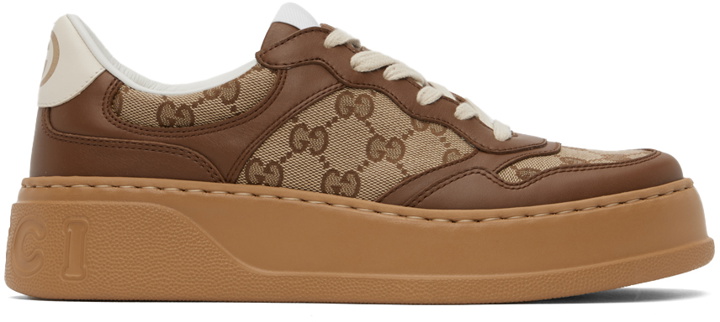 Photo: Gucci Brown GG Sneakers