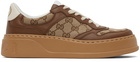 Gucci Brown GG Sneakers