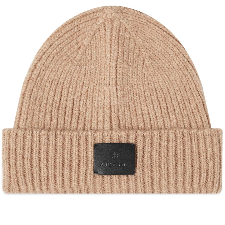 Photo: Anine Bing Women's Elia Beanie Hat in Brown