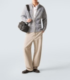 Le Kasha Lamdu cashmere zip-up cardigan