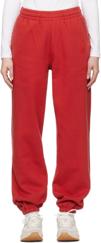 Photo: ANINE BING Red Karter Sweatpants