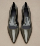 The Row Liisa leather pumps