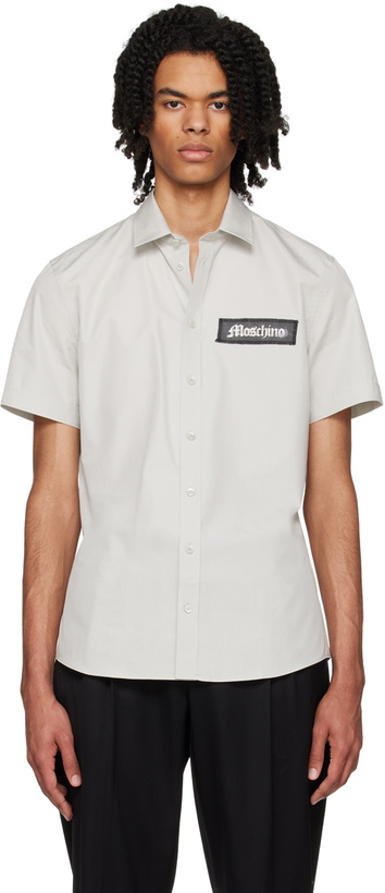 Photo: Moschino Gray Label Shirt