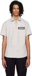 Moschino Gray Label Shirt