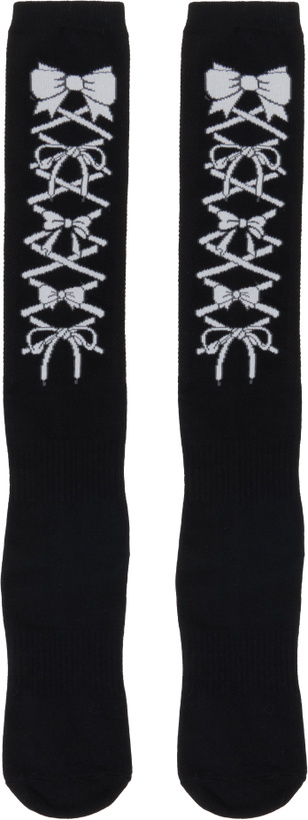 Photo: Ashley Williams Black Lace Knee Socks