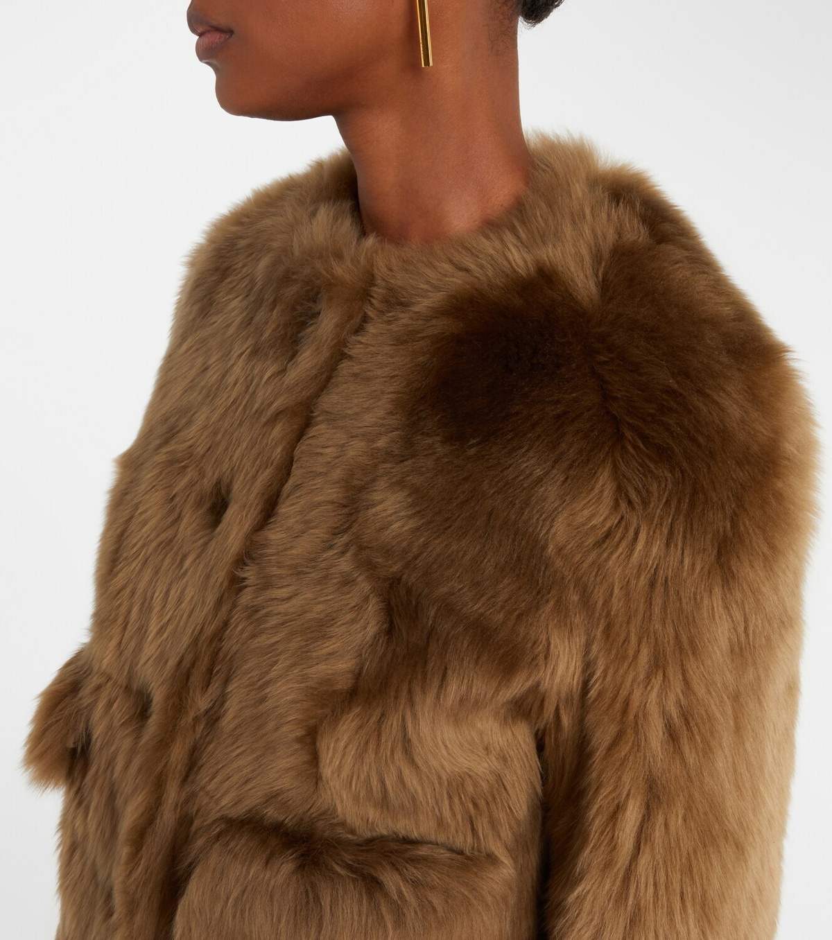 Altuzarra Maury faux-fur leather jacket