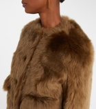 Altuzarra Maury faux-fur leather jacket