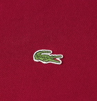 Lacoste - Cotton-Piqué Polo Shirt - Burgundy