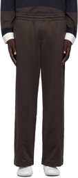 Lacoste Brown Loose Fit Fleece Sweatpants