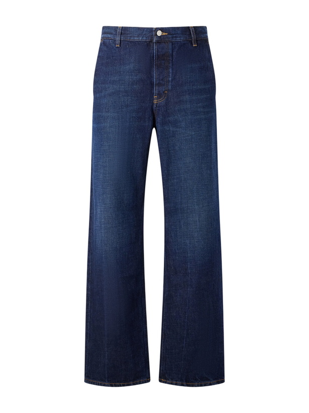 Photo: Jeanerica - Genua Straight-Leg Mid-Waist Cotton Jeans - Blue