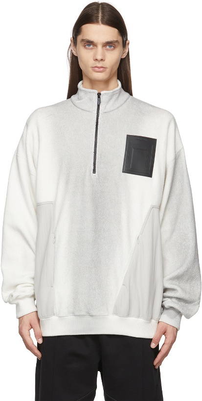Photo: A-COLD-WALL* Off-White & Grey Console Sweater