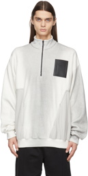 A-COLD-WALL* Off-White & Grey Console Sweater