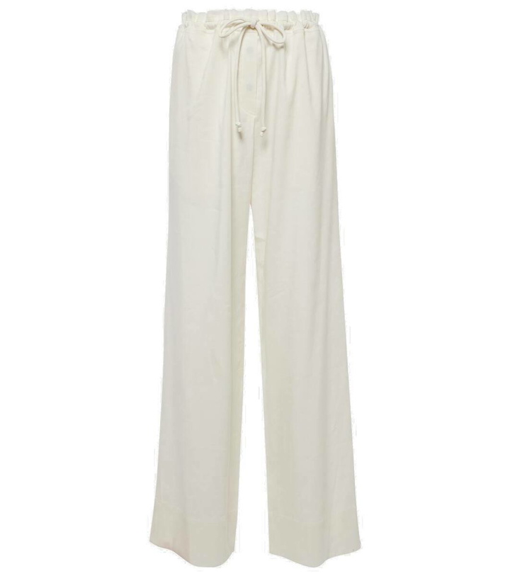 Photo: Proenza Schouler Linen-blend wide-leg pants