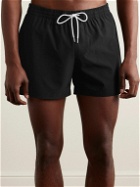 Club Monaco - Arlen Straight-Leg Short-Length Recycled Swim Shorts - Black