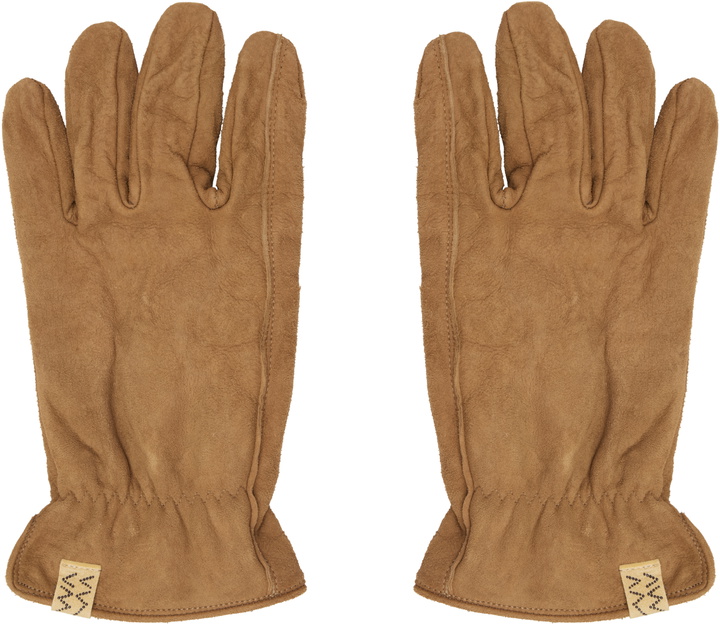 Photo: visvim Tan Suede Gloves