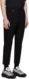 SOPHNET. Black Easy Trousers