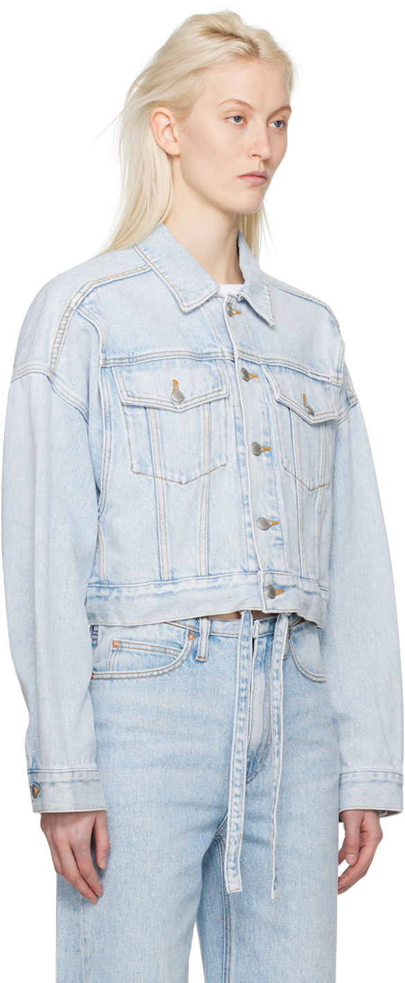 Alexander Wang Blue Cinch Jacket