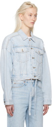 Alexander Wang Blue Cinch Jacket