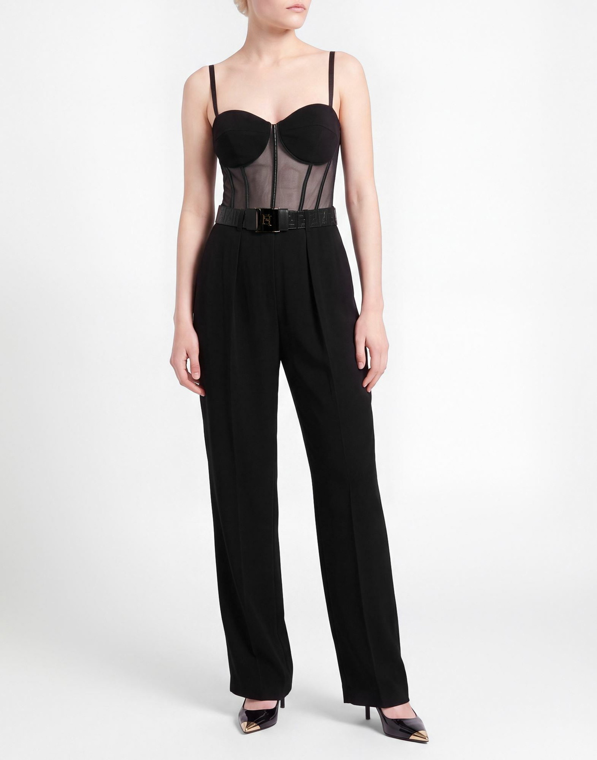 Elisabetta Franchi Womens Jumpsuit in Black