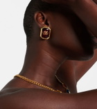 Dolce&Gabbana DG embellished clip-on earrings